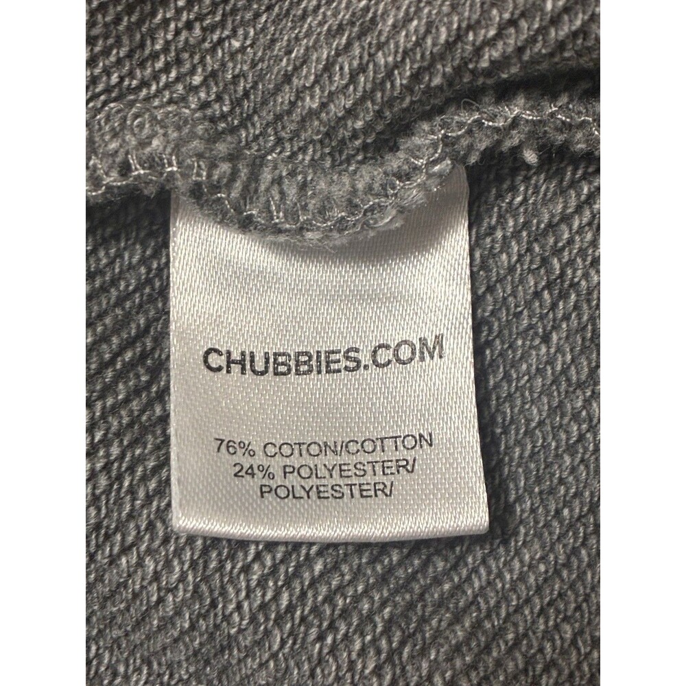 Chubbies Men’s Gray Hooded Jacket Size Large - Picture 8 of 8